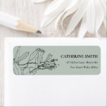 ETIQUETA ENDEREÇO FLORAL DE DESENHO DE LINHA RUSTICA DE CIN<br><div class="desc">Se precisar de mais alguma personalização,  por favor,  sinta-se à vontade para me enviar uma mensagem no endereço yellowfebstudio@gmail.com</div>