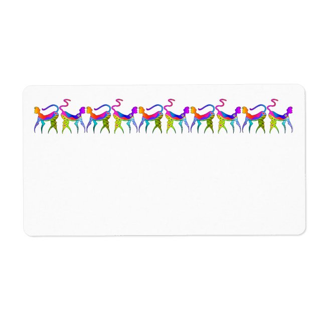 ETIQUETA ENDEREÇO MÉDIO DO KITTY CAT, RÓTULO DE DEVOLUÇÃO O (Frente)