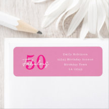Endereço Moderno de 50 Anos e Fabuloso Rosa para A