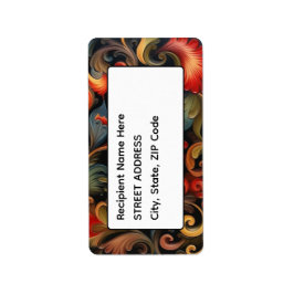 Etiqueta Endereço Roseink Rosemaling 2 de 6