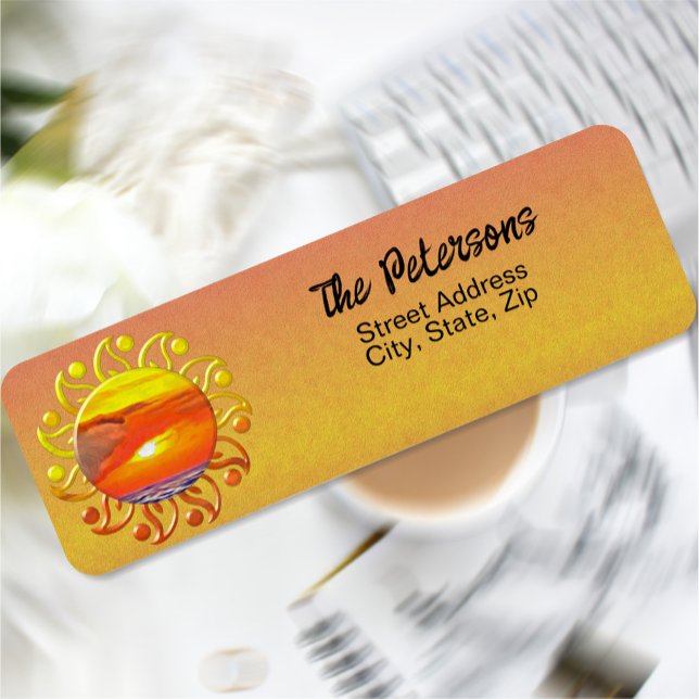 Etiqueta Endereço Sunset 2443 (Criador carregado)