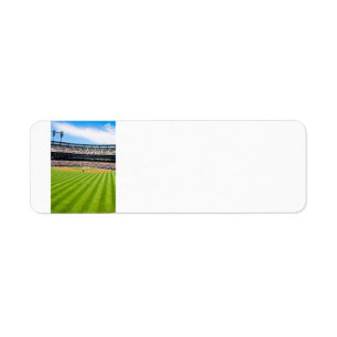 Etiqueta Endereço Thingy do porte postal do basebol