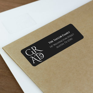 Etiqueta Endereços de devolução da família de Festa de form