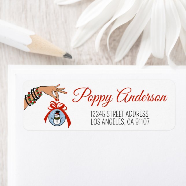 Etiqueta Enfeites de natal rico (Insitu)