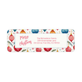 Etiqueta Enfeites de natal Whimsic Vintage