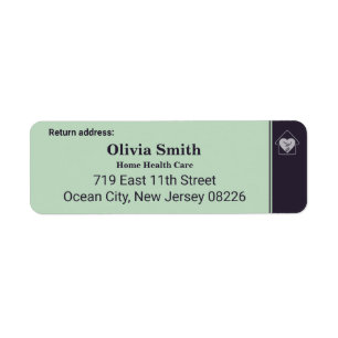 Etiqueta Enfermeiro Cuidados Idosos Texto personalizado e E