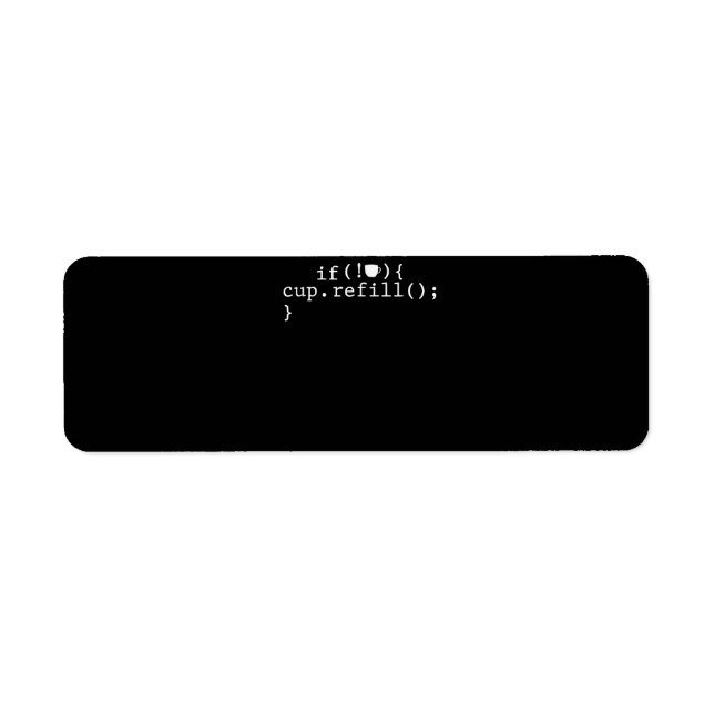 Etiqueta Engenheiro de Software de Codificação Inteligente  (Frente)