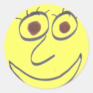 Etiqueta engraçada das caras