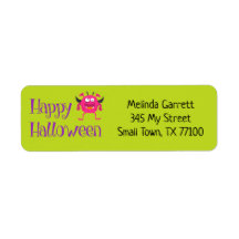 Envio Personalizado de Pequeno Monstro Verde Rosa