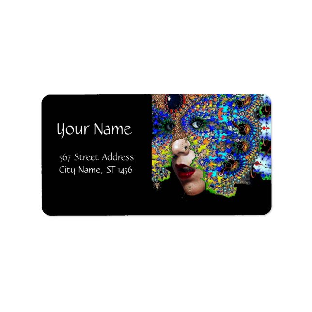 ETIQUETA EPHEMERAL / AZUL PRETO (Frente)