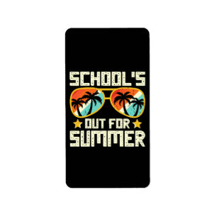 Etiqueta Escola Fechada Para o Verão
