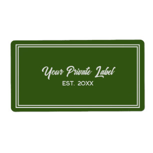 Etiqueta Escolha uma cor para o seu rótulo privado