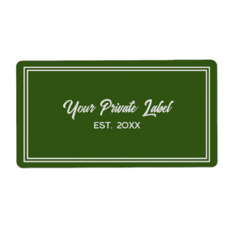 Etiqueta Escolha uma cor para o seu rótulo privado