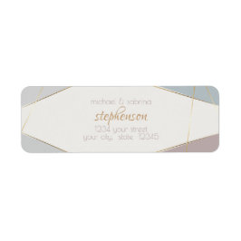 Etiqueta Escórias Geométricas Modernas Contemporâneas Traiç