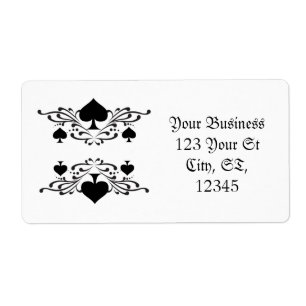 Etiqueta Escorregar Espadas Pretas no estilo de tatuagem Tr