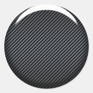 Etiqueta escura do fã do carbono