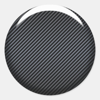 Etiqueta escura do fã do carbono