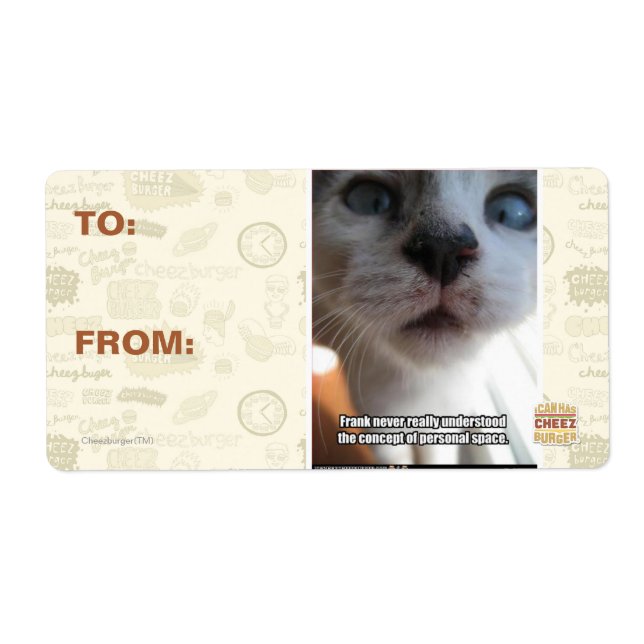 Etiqueta Espaço pessoal (Frente)