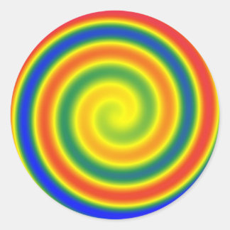 Etiqueta espiral arco-íris      (x20)