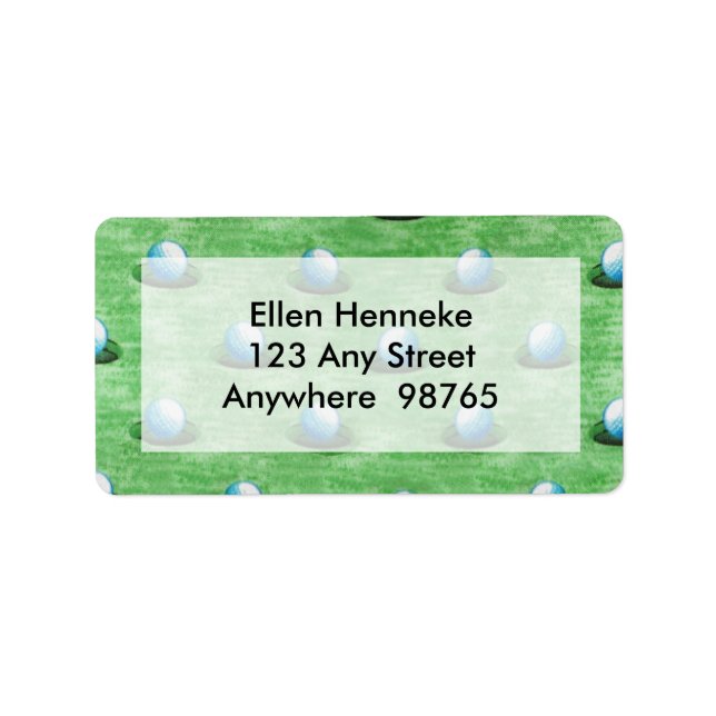 Etiqueta Está no Buraco! (Frente)