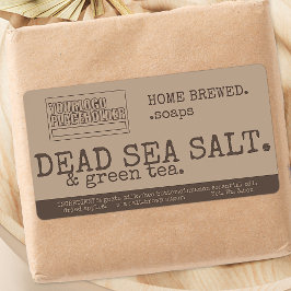 Etiqueta Estilo de Vintage Pacote de produto de sabão Model