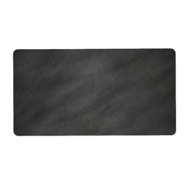 Etiqueta Estilo Retroativo do Quadro Preto (Frente)