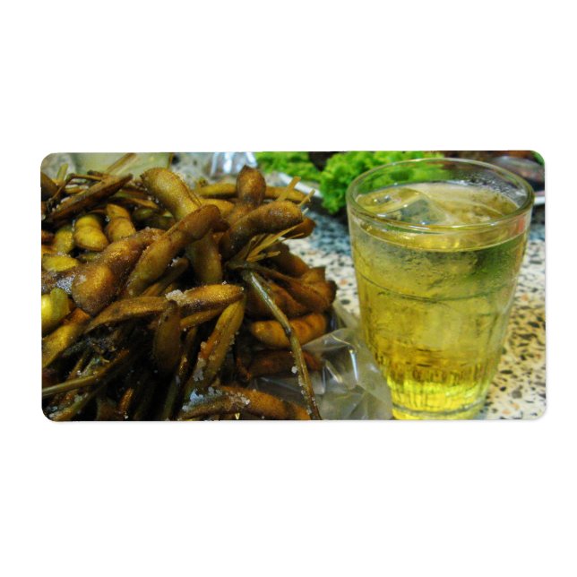 Etiqueta Estilo Tailandês Edamame (Frente)