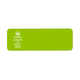 Etiqueta Estilo Verde Android Mantenha Calmo E Seu Texto