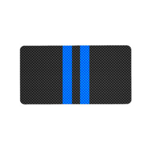 Etiqueta Estilos de fibra de carbono azul no Céu desportiv