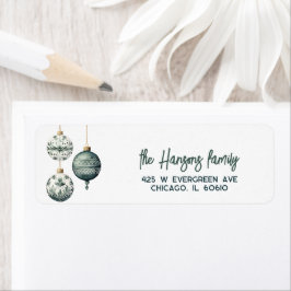 Etiqueta Estilos Nórdicos Modernos Ornômadas Natal de inver