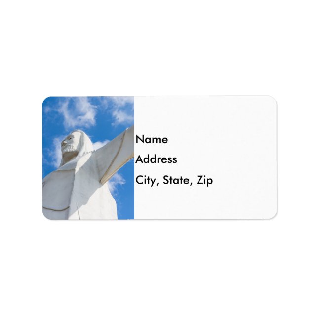 Etiqueta Estou Aqui (Frente)