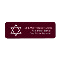 Estrela de David Pattern Bat Mitzvah