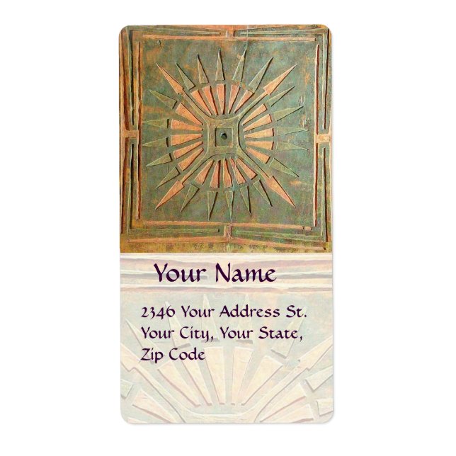 Etiqueta ESTRELA DE MANHÃ,verde,amarelo-acastanhado (Frente)