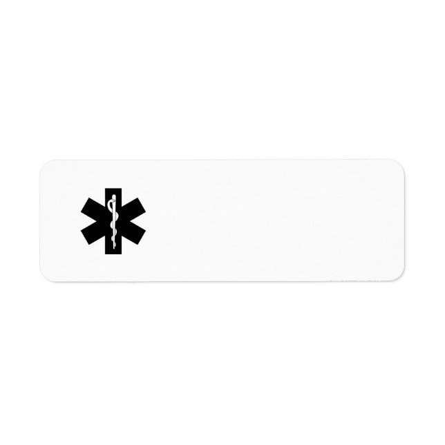 Etiqueta Estrelas de Emergência EMS (Frente)