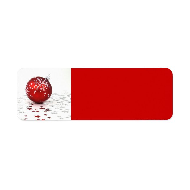 Etiqueta Estrelas de Natal (Frente)