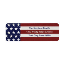 Estrelas de Sinalizador Americanas Patriótica