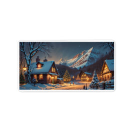 Etiqueta Etiquetas/adesivos de Natal doméstico