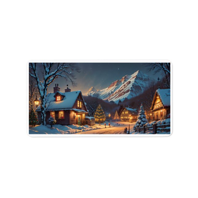 Etiqueta Etiquetas/adesivos de Natal doméstico (Frente)