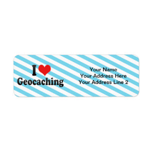 Etiqueta Eu amo Geocaching