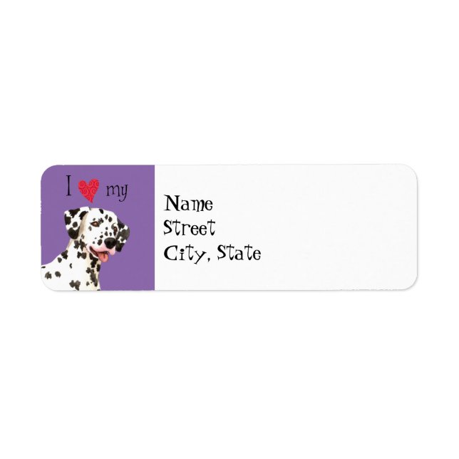 Etiqueta Eu amo o meu Damaciano (Frente)