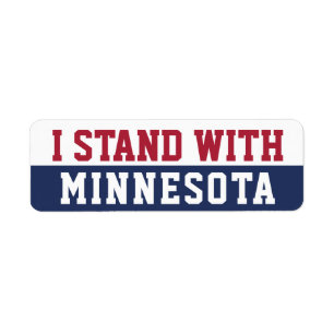 Etiqueta Eu Apoio Minnesota
