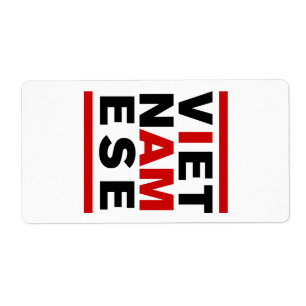 ETIQUETA EU SOU VIETNAMESE