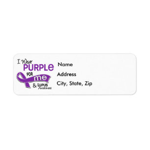 Etiqueta Eu visto o roxo para mim o lúpus 42