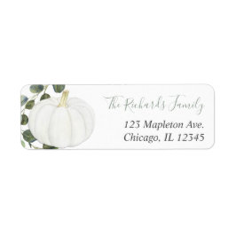 Etiqueta Eucalyptus bompkin verde queda moderna