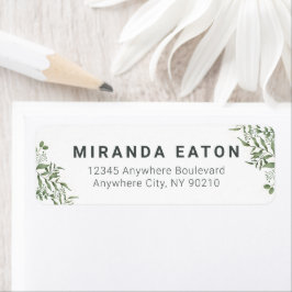 Etiqueta Eucalyptus deixa o endereço de retorno com sucesso