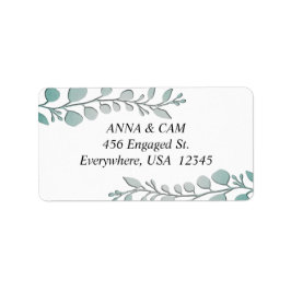 Etiqueta Eucalyptus | Endereço de devolução