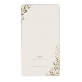 Etiqueta European Wedding Invitation in Olive Green