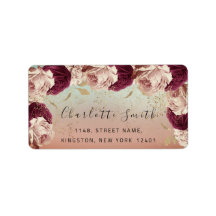 Evento de Casamento RSVP Bridal Rosa Marsala Blue