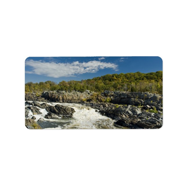 Etiqueta Excelente Falls Virginia (Frente)