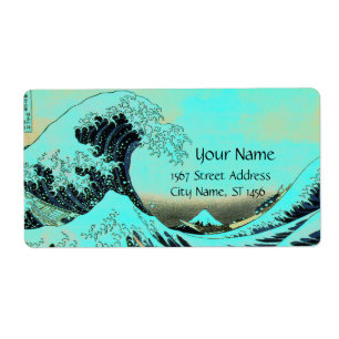 Etiqueta EXCELENTE WAVE Azul Branco